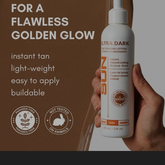 Two bottles Ultra Dark Self Tanner ,Tan for Face, Body & legs, for Fair To Dark - Picture 3 of 8